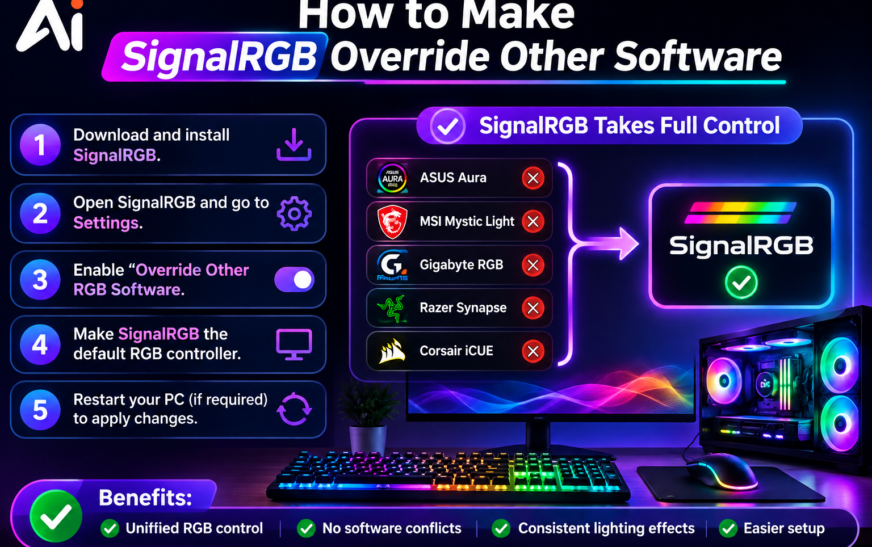 How to Make SignalRGB Override Other Software