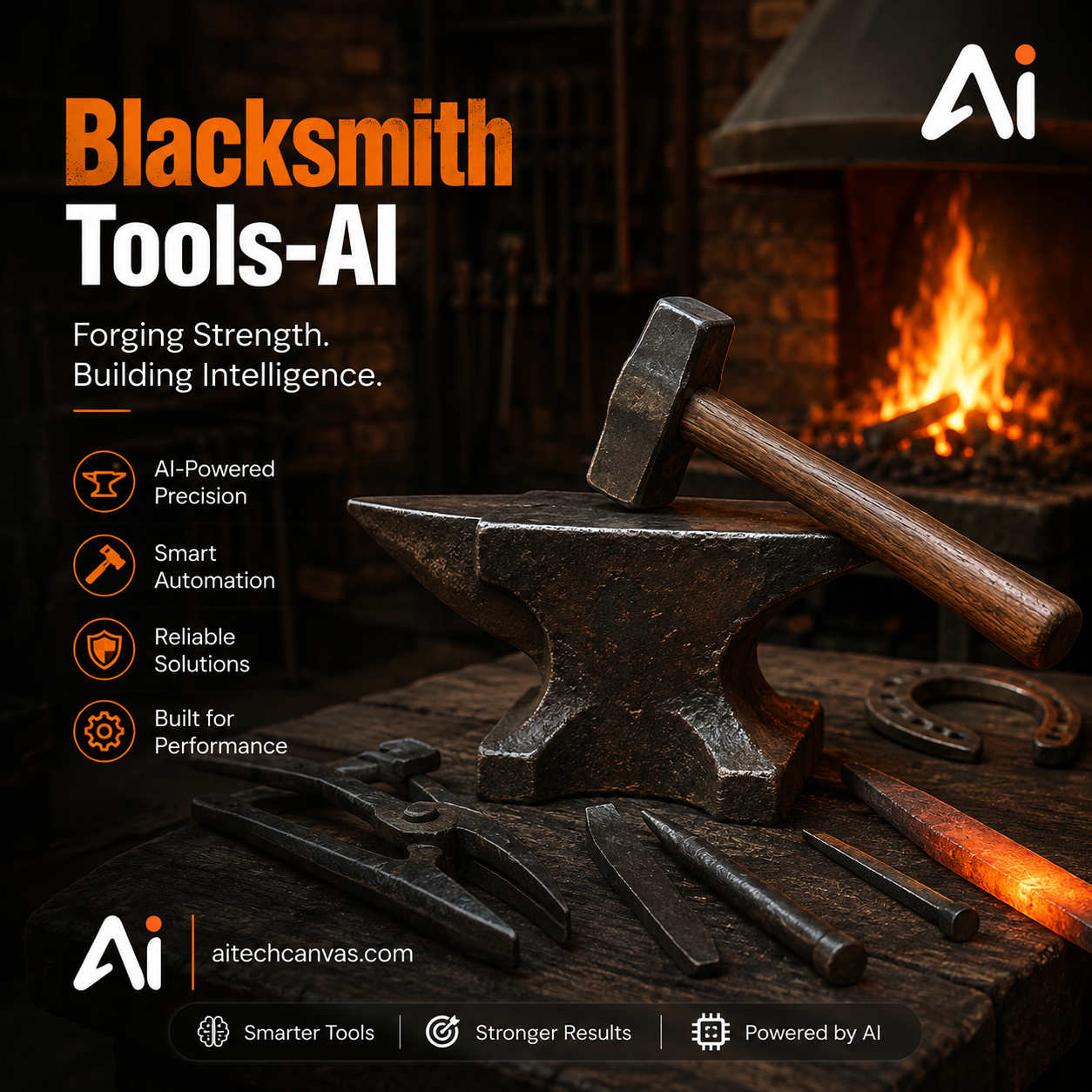 Blacksmith Tools-AI and Blacksmithing Tools for Professional Forging