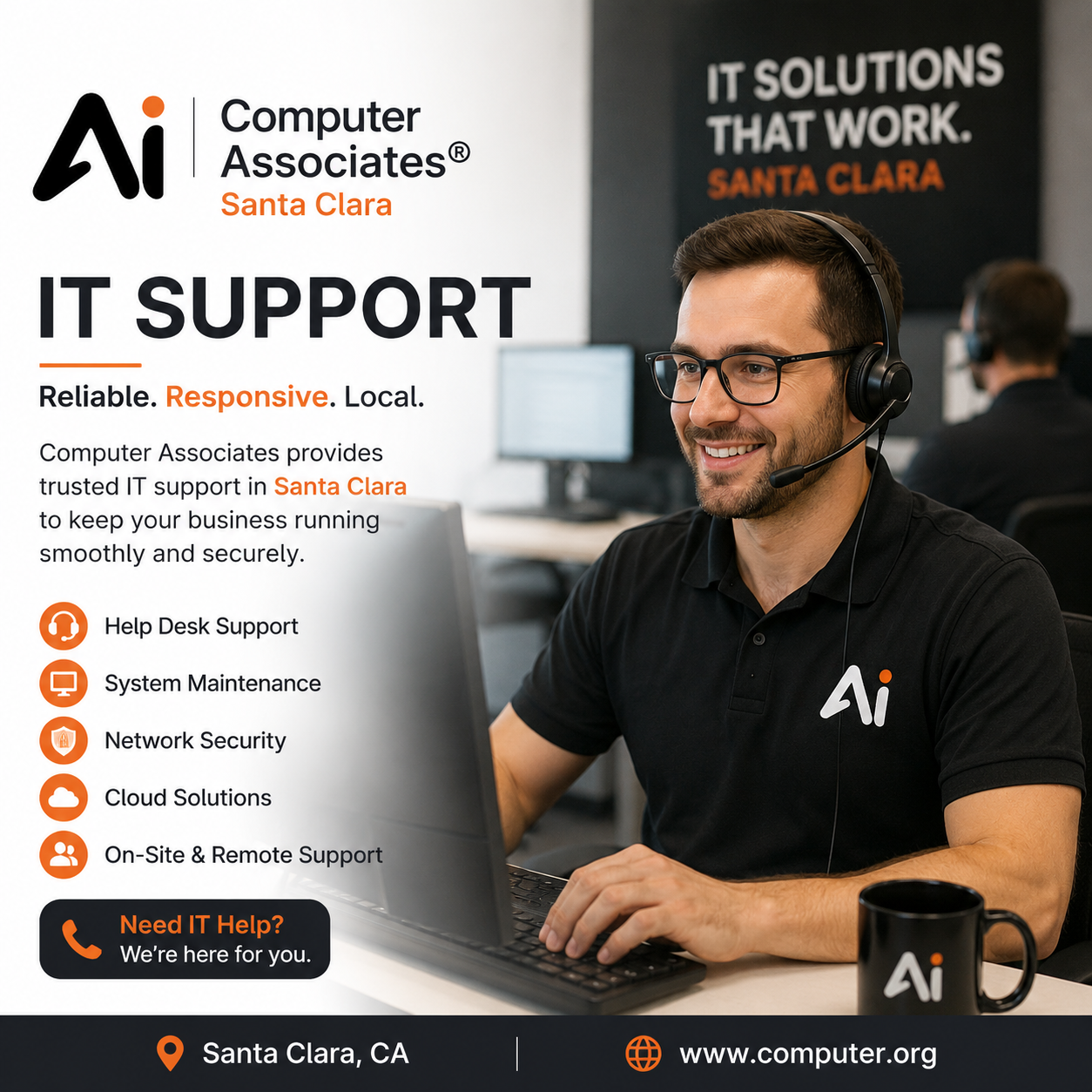 Who Choose Computer Associates Santa Clara for IT Support?