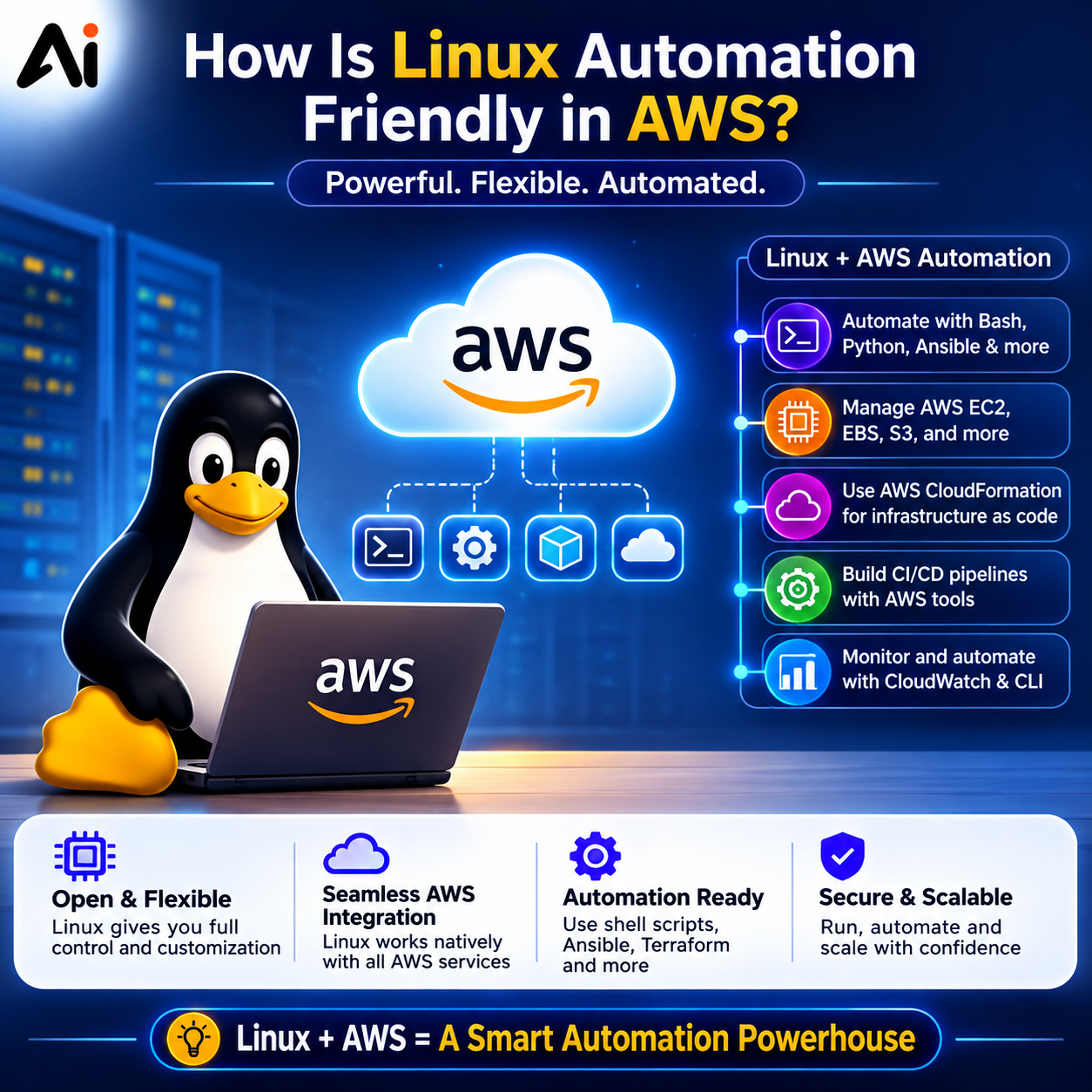 How Is Linux Automation Friendly in AWS?