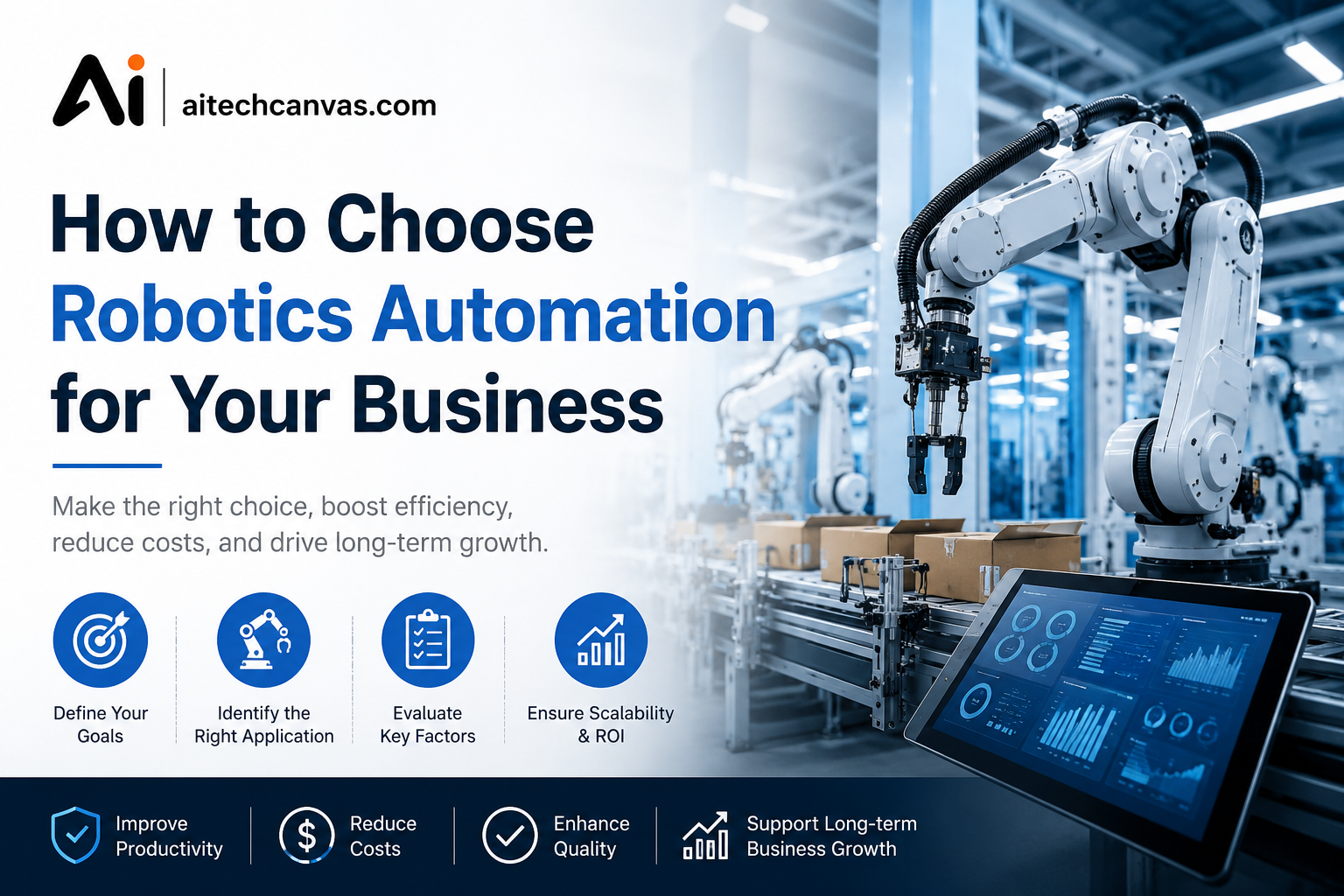 How to Choose Robotics Automation for Your Business for Long-Term Growth