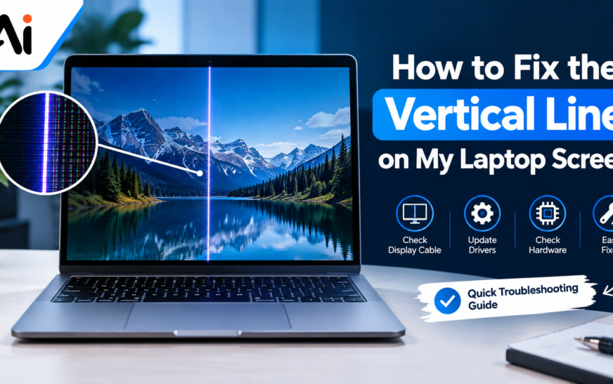 How to Fix the Vertical Line on My Laptop Screen