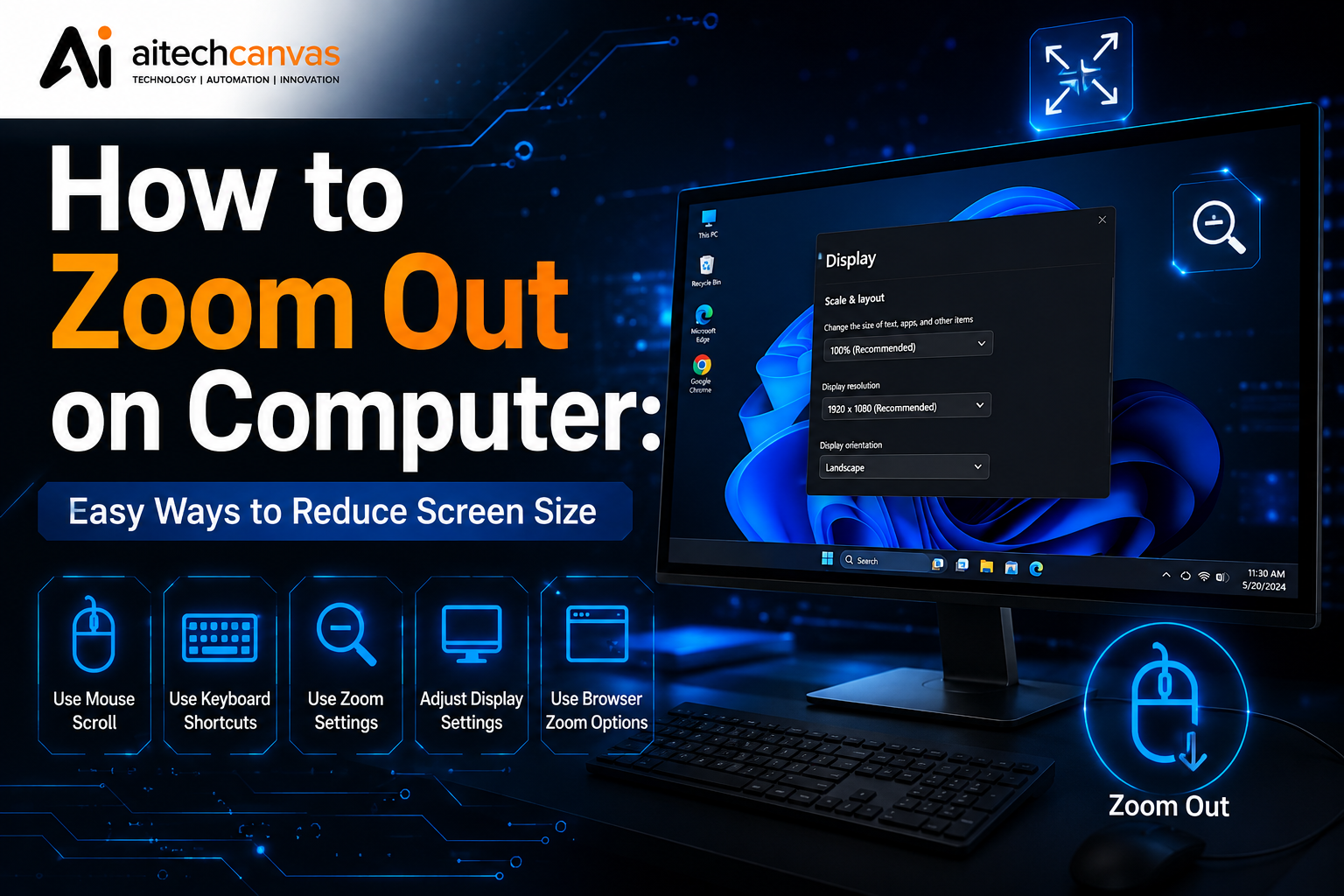 How to Zoom Out on Computer: Easy Ways to Reduce Screen Size