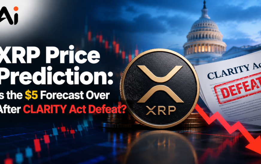 XRP Price Prediction: Is the $5 Forecast Over After CLARITY Act Defeat?