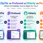 ZipTie vs Profound vs Otterly vs Peec AI