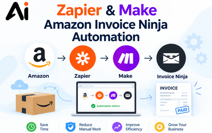 Zapier & Make Amazon Invoice Ninja Automation